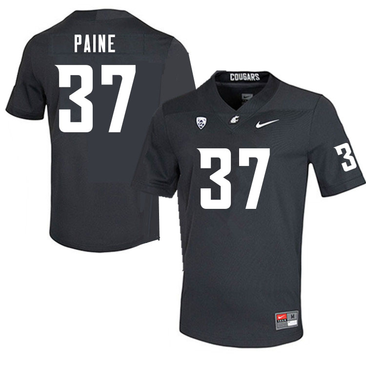 Men #37 Dylan Paine Washington Cougars College Football Jerseys Sale-Charcoal